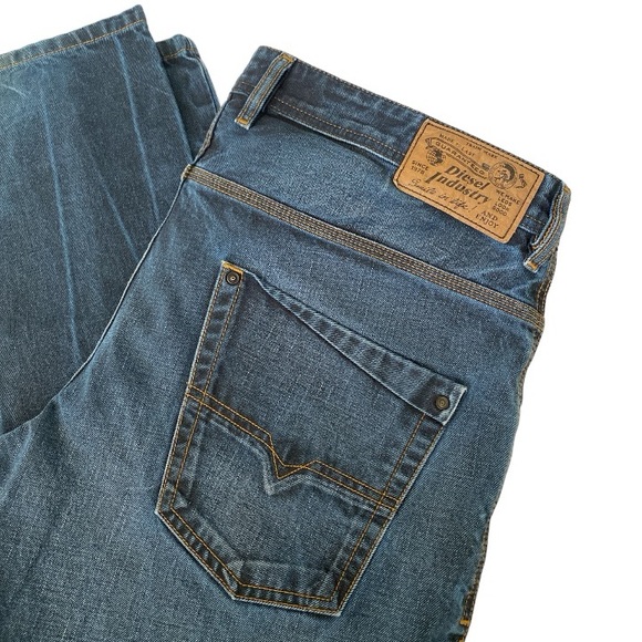 DIESEL / MEN JEANS / KROOLEY / 36X32 / WASH SR231_STRETCH / REGULAR SLIM-CARROT - Picture 4 of 6